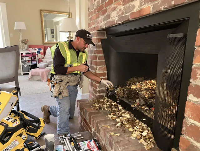 Safe screening installation by Holliston Chimney Sweep in Holliston, MA