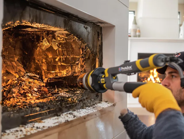Professional chimney cleaning by Holliston Chimney Sweep in Holliston, MA