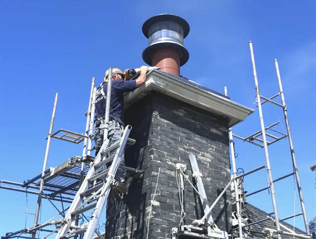 Sturdy chimney crown finished by Holliston Chimney Sweep in Holliston, MA
