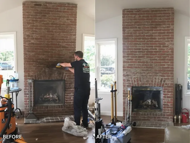 Finished chimney sweeping service by Holliston Chimney Sweep in Holliston, MA