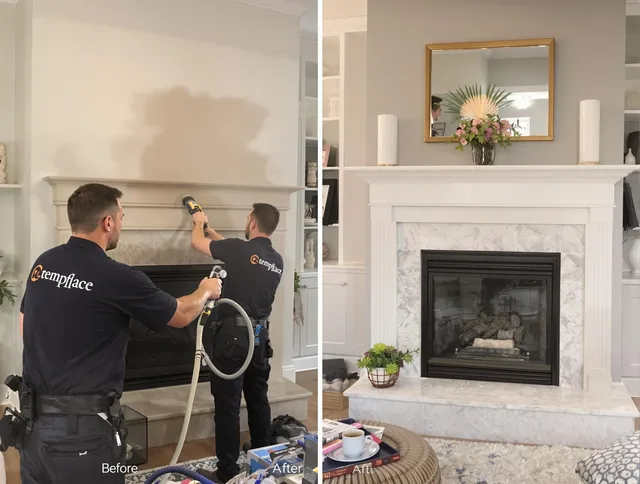 Professional soot removal by Holliston Chimney Sweep team in Holliston, MA